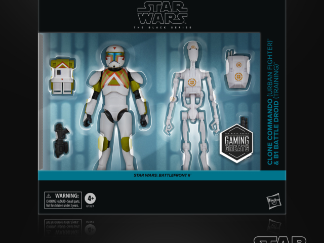 STAR WARS THE BLACK SERIES CLONE COMMANDO & B1 BATTLE DROID – Package