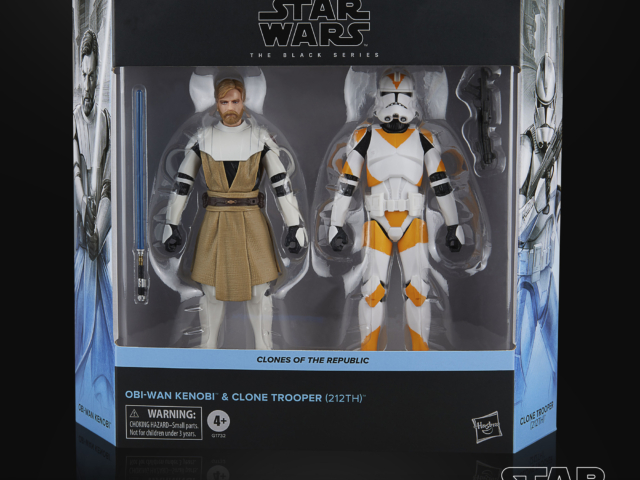 STAR WARS THE BLACK SERIES OBI-WAN KENOBI & CLONE TROOPER (212TH) – Package 1