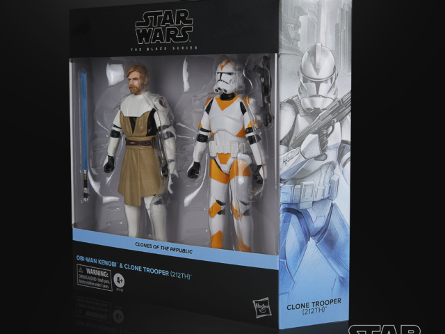 STAR WARS THE BLACK SERIES OBI-WAN KENOBI & CLONE TROOPER (212TH) – Package 2