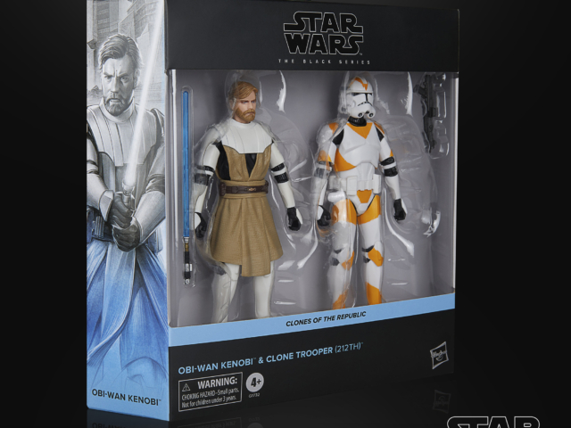STAR WARS THE BLACK SERIES OBI-WAN KENOBI & CLONE TROOPER (212TH) – Package 3