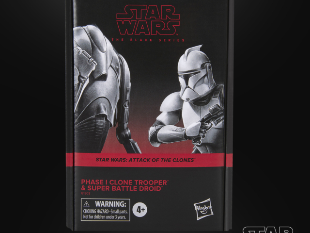 STAR WARS THE BLACK SERIES PHASE I CLONE TROOPER & SUPER BATTLE DROID – Package 1