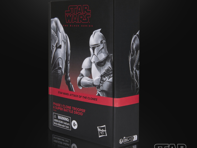 STAR WARS THE BLACK SERIES PHASE I CLONE TROOPER & SUPER BATTLE DROID – Package 2