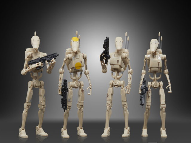STAR WARS THE VINTAGE COLLECTION BATTLE DROID 4-PACK 1