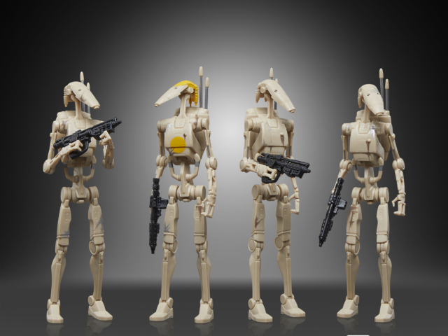 STAR WARS THE VINTAGE COLLECTION BATTLE DROID 4-PACK 3