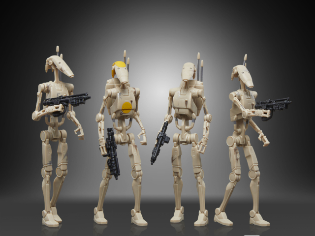 STAR WARS THE VINTAGE COLLECTION BATTLE DROID 4-PACK 5