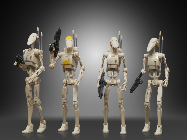 STAR WARS THE VINTAGE COLLECTION BATTLE DROID 4-PACK 6