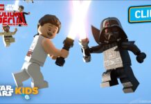 Rey and Darth Vader Battle Through The Galaxy | LEGO Star Wars: Holiday Special