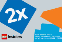 LEGO Insiders Get Double Points On All Purchases Between 08/02 and 12/02