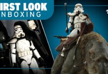 Hot Toys Sandtrooper Sergeant and Dewback Sixth Scale Figure Unboxing | First Look