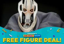 Sideshow’s Birthday Bash: Free General Grievous Figure with $300 Spend on Qualifying Items