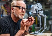 Adam Savage Stunned by Star Wars AT-ST Garage Kit from Merlin Models