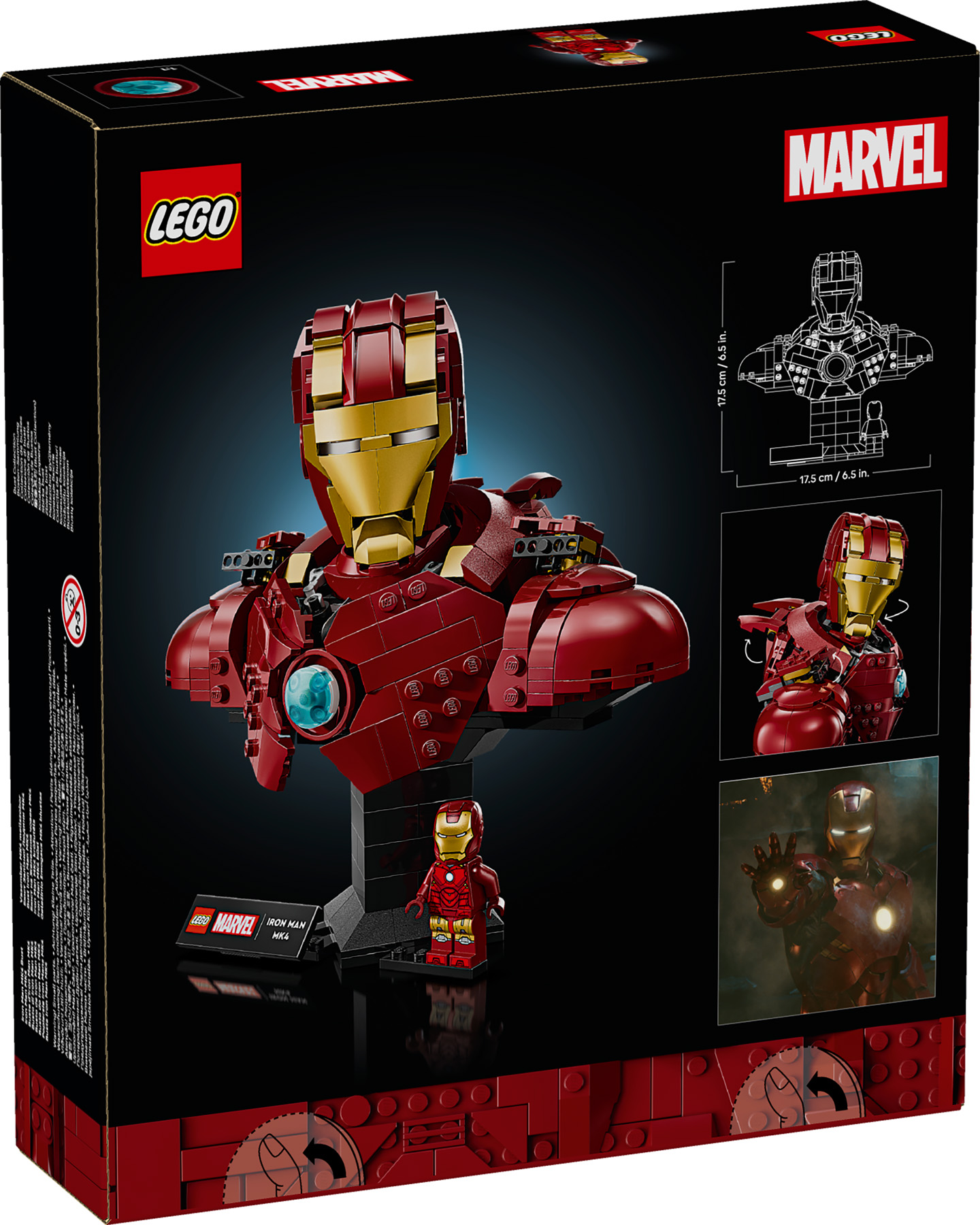 First-Ever Mini Bust Collection from LEGO Marvel Includes Iron Man 