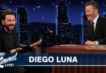 Diego Luna on Jimmy Kimmel Live Talking Andor Season 2 and Taking a Blaster Through Security
