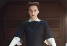 Elizabeth Dulau on Kleya Marki in Andor Season 2