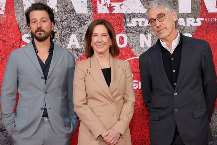 Diego Luna Kathleen Kennedy Tony Gilroy Jun25