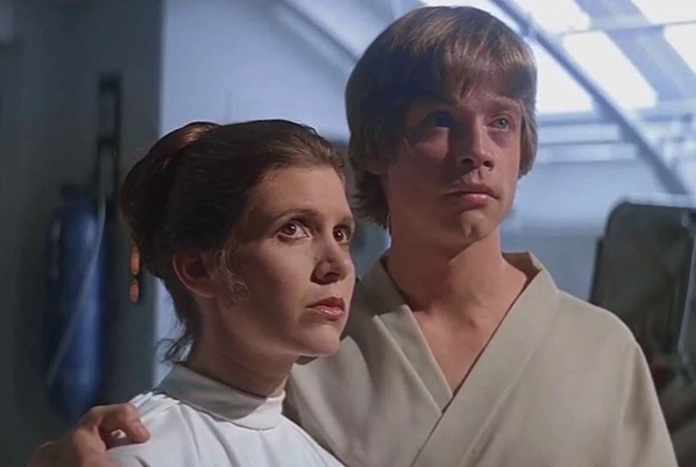 Luke Skywalker and Leia Organa The Empire Strikes Back Jun25
