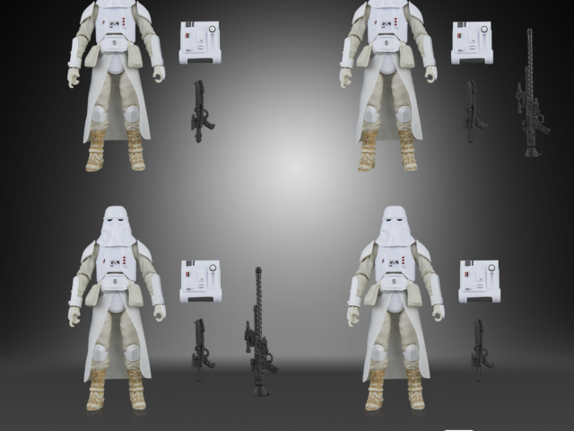 STAR WARS THE VINTAGE COLLECTION SNOWTROOPER 4-PACK 1