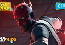Ahsoka vs Darth Maul Epic Lightsaber Battle | Star Wars: The Clone Wars | Star Wars Kids