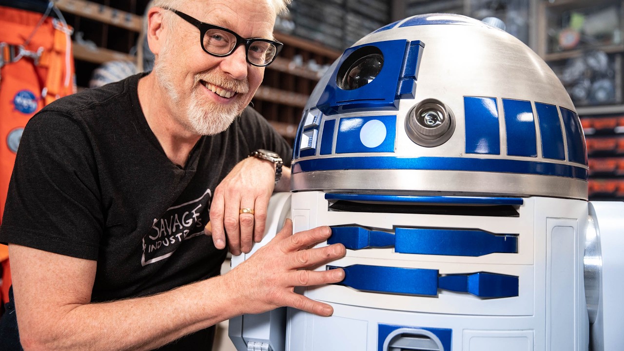 Iram R2 D2 Adam Savage Builds R2-D2 Parts with ILM Modeler John Duncan! - Jedi News