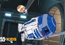 R2-D2 & BB-8 Save The Millennium Falcon! | Droid Diaries | Episode 4 | Star Wars Kids