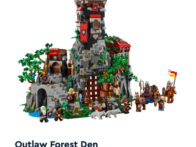 Bricklink Series 6 Outlaw Forest Den Oct25