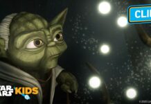 Qui-Gon Jinn Helps Yoda See the Future?! | Star Wars: The Clone Wars | Star Wars Kids