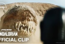 Din Djarin vs the Krayt Dragon | The Mandalorian | Official Clip