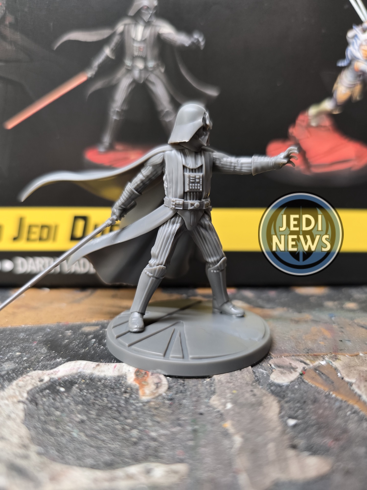 Star Wars Shatterpoint – Pack Duel I Am No Jedi – Ahsoka Tano Vs Dark Vador – Miniatures à Monter Et Peindre – Dès 14 Ans – Extension Stratégique