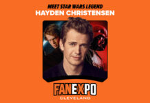 Meet Hayden Christensen at FAN EXPO Cleaveland, March 13th – 15th, 2026