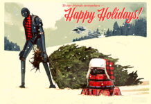 Lucasfilm’s Star Wars Themed Holiday Card for 2025