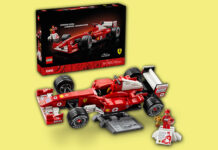 LEGO Icons Ferrari F2004 & Michael Schumacher, Available March 1st