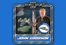 John Goodson Attending Rebel Scum Con III, August 7th to 9th, 2026