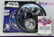 Target Star Wars R2-D2 Two-Sided Magnetic Dartboard Wins at UK Toy Fair