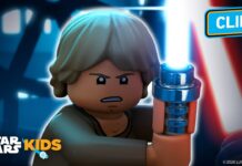 Princess Leia Saves Luke Skywalker! | LEGO Star Wars: Droid Tales | Star Wars Kids