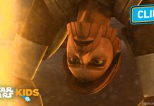 Obi-Wan Nearly Crushed by Death Watch! | Star Wars: The Clone Wars | Star Wars Kids