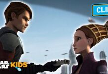Anakin Gives His Lightsaber to Padmé | Star Wars: The Clone Wars | Star Wars Kids