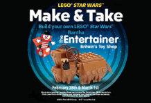 LEGO Star Wars Make and Take on February 28th and March 1st at The Entertainer