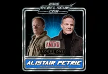 Alistair Petrie Attending Rebel Scum Con III, August 7th to 9th, 2026