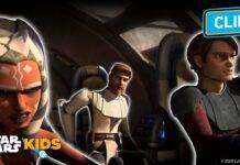Anakin, Ahsoka, and Obi-Wan’s Rough Landing | Star Wars: The Clone Wars | Star Wars Kids