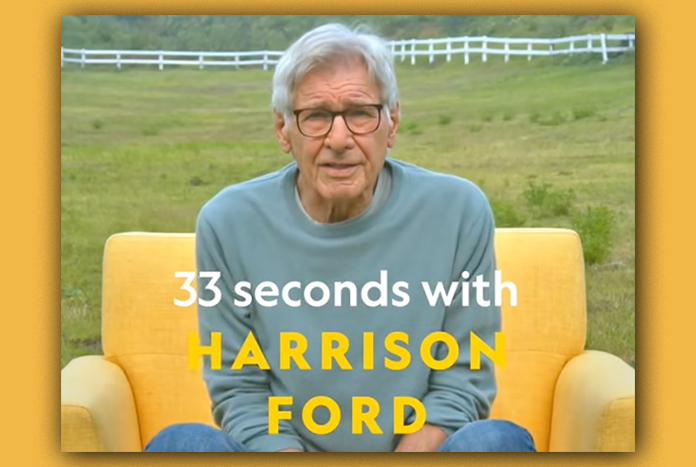 33 Seconds Harrison Ford Mar26
