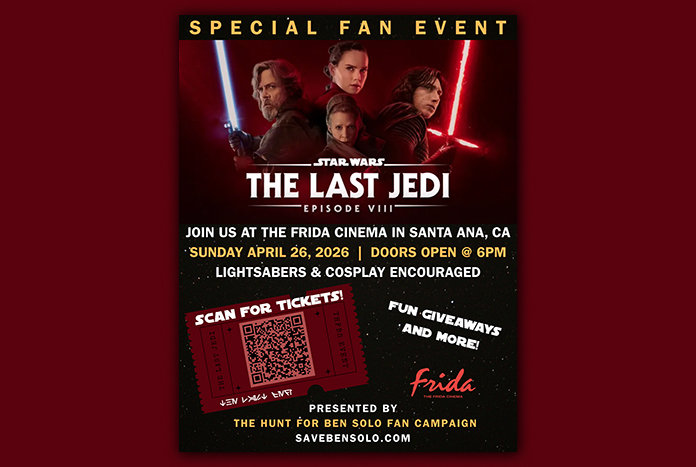 Hunt for Ben Solo The Last Jedi Screening Mar26