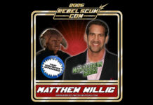 Matthew Willig Attending Rebel Scum Con III, August 7th to 9th, 2026