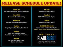 Regal Robot Shares Product Release Schedule Through to July 7th