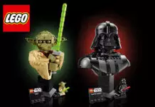 Two New LEGO Star Wars Busts of Darth Vader and Yoda Revealed
