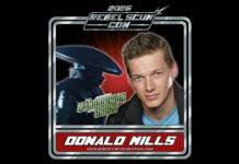 Donald Mills Attending Rebel Scum Con III, August 7th to 9th, 2026
