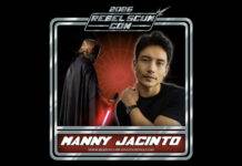 Manny Jacinto Attending Rebel Scum Con III, August 7th to 9th, 2026