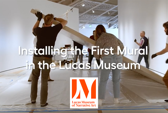 First Mural Lucas Museum Apr26