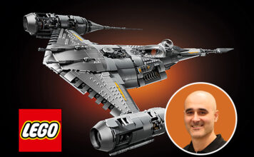 LEGO Star Wars The Mandalorian’s N-1 Starfighter Designer Signings with César Soares