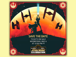Star Wars Celebration Hollywood Key Art and Save the Date