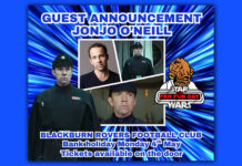 Jonjo O’Neill Attending Star Wars Fan Fun Day on May 4th, 2026
